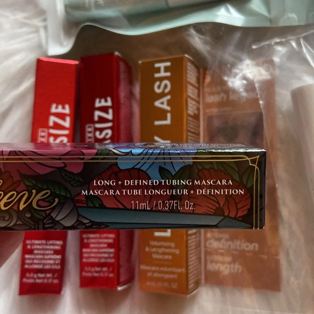 Mascara Makeup Bundle; KVD One Size Tarte Live Tinted & Lancome